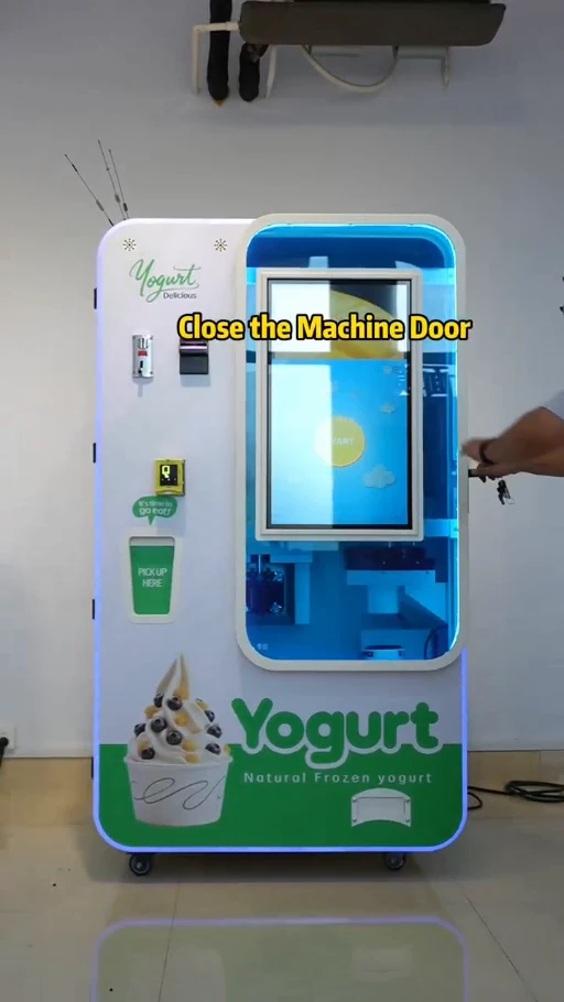 The real machine shown in the supplied demonstration